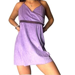 Purple Halter Dress